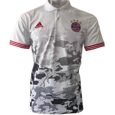 Maillot Bayern Munich polo blanc 2017 2018 - Cliquez sur l'image pour la fermer