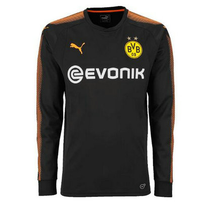 Maillot Borussia Dortmund Manche Longue Gardien noir 2017 2018 - Cliquez sur l'image pour la fermer