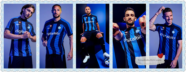 Nouveau Maillot Inter Milan 2022 2023 pas cher