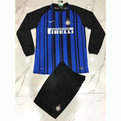 Maillot Inter Milan Manche Longue Domicile 2017 2018 - Cliquez sur l'image pour la fermer