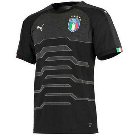 Maillot Italie Gardien Noir Coppa del Mondo 2018 - Cliquez sur l'image pour la fermer