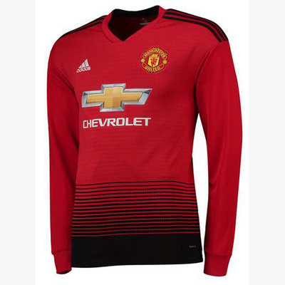 Maillot Manchester United Manche Longue Domicile 2018 2019 - Cliquez sur l'image pour la fermer