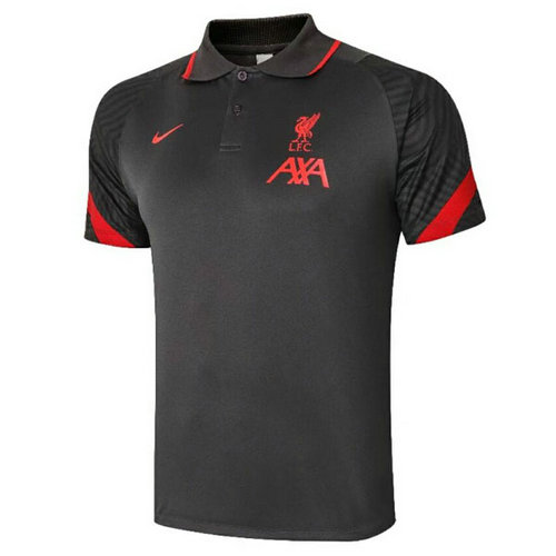 Maillot Polo Liverpool gris-01 2021 2022 - Cliquez sur l'image pour la fermer