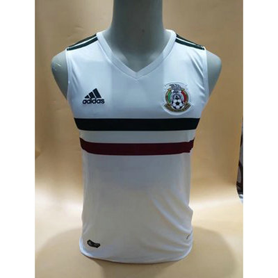 Maillot Sanst Manchest Mexique Blanc Coupe du monde 2018 - Cliquez sur l'image pour la fermer