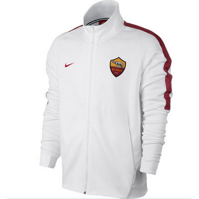Veste de foot AS Roma 2017 2018 Blanc - Cliquez sur l'image pour la fermer