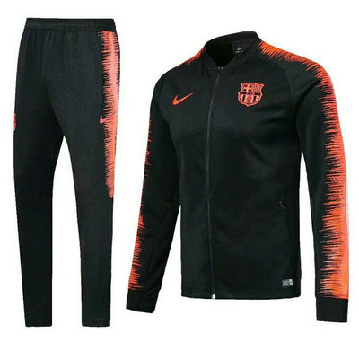 Veste de foot Barcelone Noir 2018 2019 - Cliquez sur l'image pour la fermer