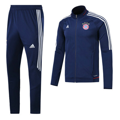 Veste de foot Bayern Munich 2017 2018 bleu marine - Cliquez sur l'image pour la fermer