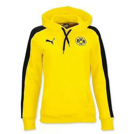 Veste de foot Borussia Dortmund 2017 2018 jaune - Cliquez sur l'image pour la fermer