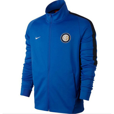 Veste de foot Inter Milan 2017 2018 Bleu - Cliquez sur l'image pour la fermer