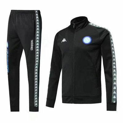 Veste de foot Napoli Noir 2018 2019 - Cliquez sur l'image pour la fermer