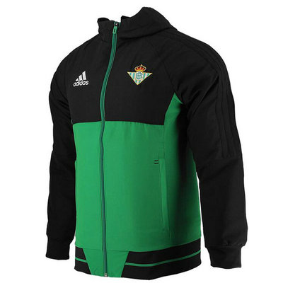 Veste de foot Real Betis Noir 2017 2018 - Cliquez sur l'image pour la fermer